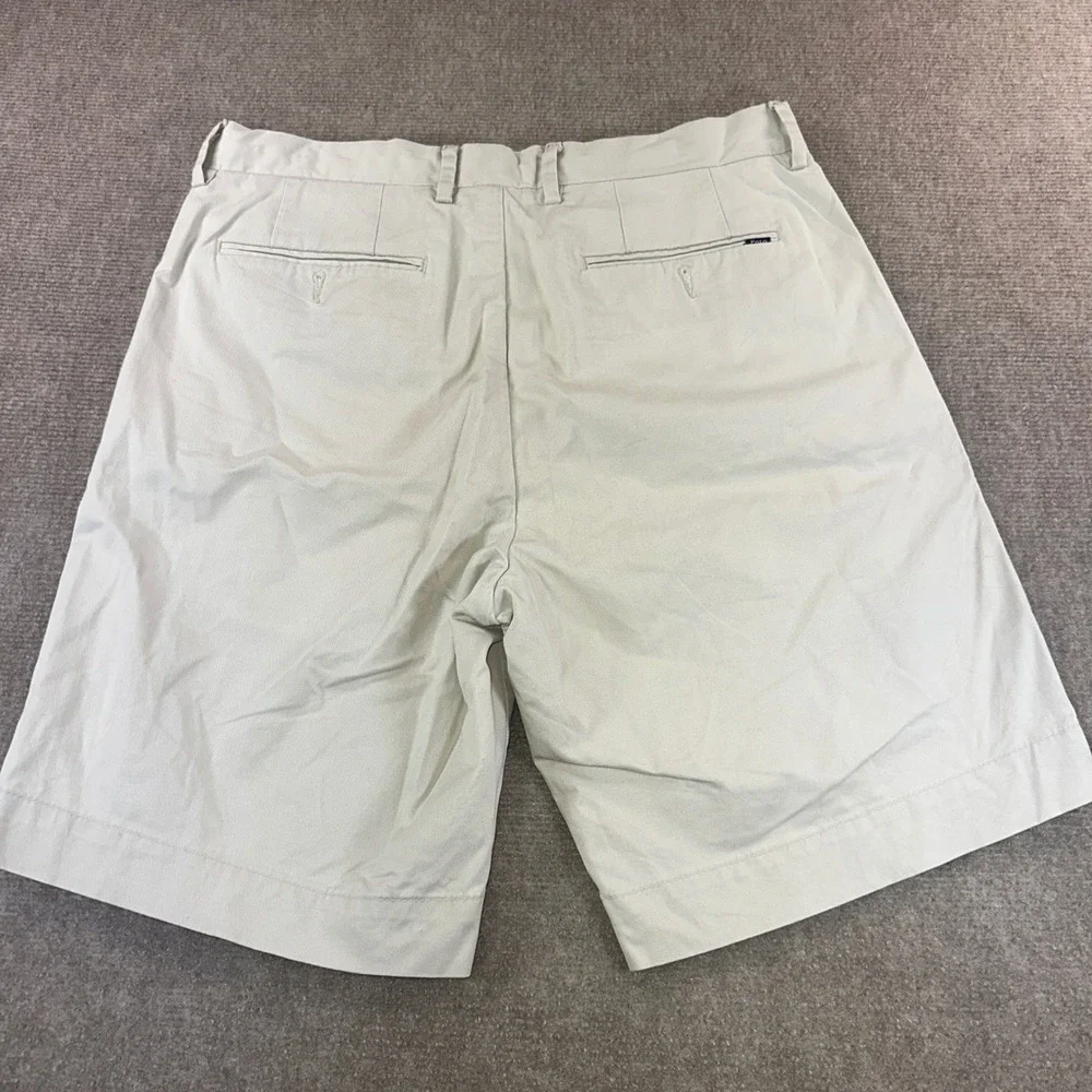 Polo Ralph Lauren Stretch Classic Fit Chino Shorts Mens 32 Khaki Tan Beige 9